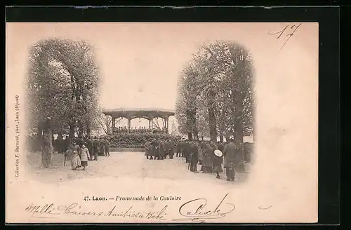 AK Laon, Promenade de la Couloire