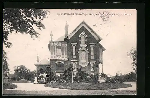 AK La Neuville-Bosmont, Villa Dick