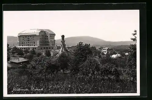 AK Dornach, Blick auf das Goetheanum