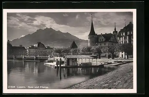 AK Luzern, Quai und Pilatus