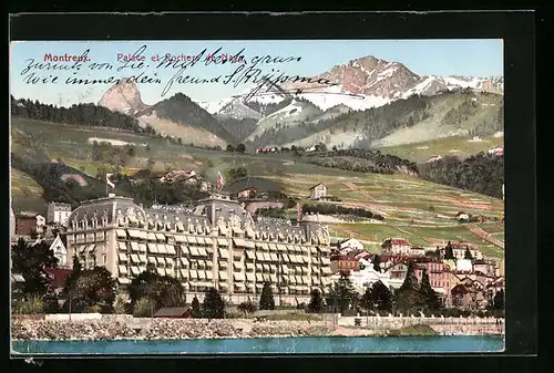 AK Montreux, Palace et Rochers de Naye