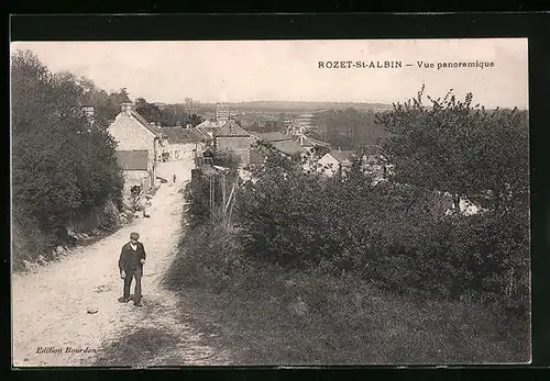 AK Rozet-St-Albin, Vue panoramique