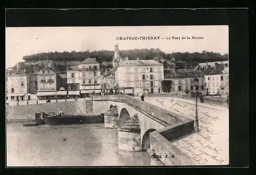 AK Chateau-Thierry, le Pont de la Marne