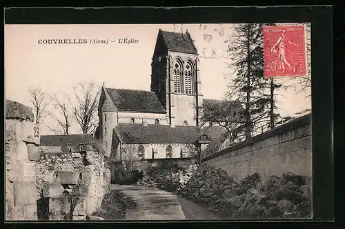 AK Couvrelles, l'Église