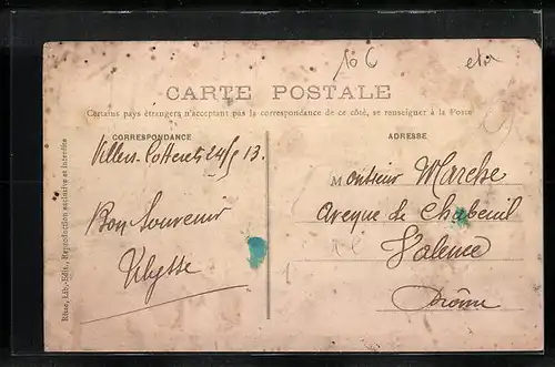 AK Villers-Cotterets, Équipage Menier, la Meute, Ancienville