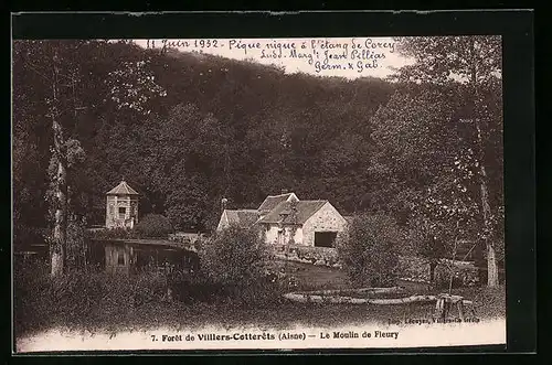 AK Villers-Cotterets, le Moulin de Fleury