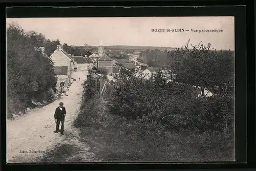 AK Rozet-St-Albin, Vue panoramique