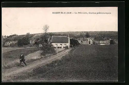 AK Rozet-St-Albin, la Mémente, Grottes préhistoriques