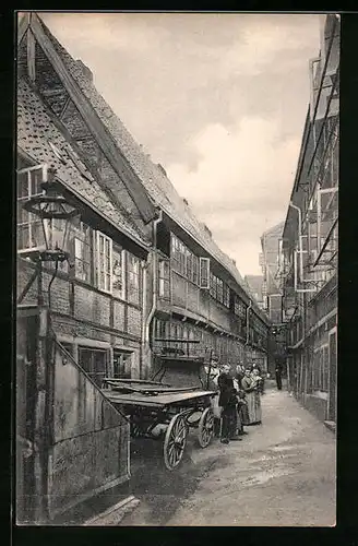 AK Hamburg, Hof Strasse gr. Bäckergang 5