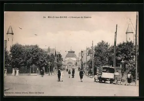 AK Malo-les-Bains, L`Avenue du Casino