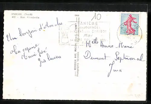 AK Aniche, Rue Gambetta