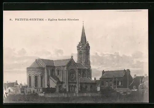 AK Petite-Synthe, Eglise Saint-Nicolas