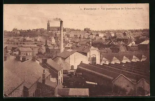 AK Fourmies, Vue panoramique de Trieux-de-Villers