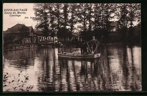 AK Eppe-Sauvage, Etang du Moulin, Canotage