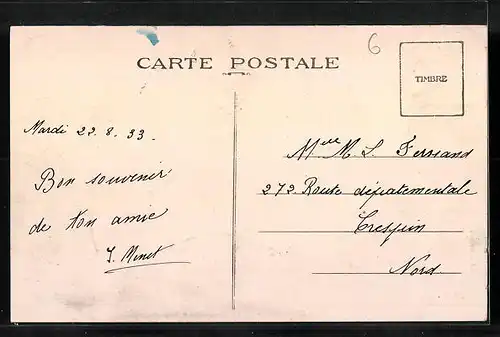 AK Wignehies, La Mairie et son Parc