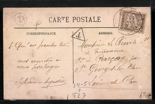 AK Vernon, Inondations de 1910, La Rue Carnot, 2, Strassenpartie bei Hochwasser