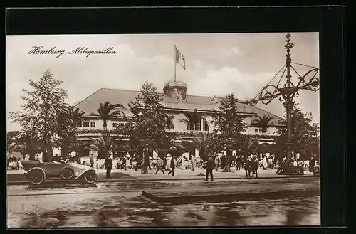 AK Hamburg-Neustadt, Partie am Alsterpavillon