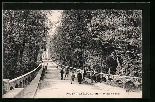 AK Nogent-l`Artaud, Avenue du Pont