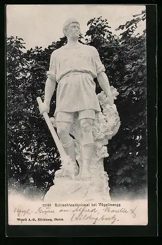 AK Vögelinsegg, Schlachtendenkmal