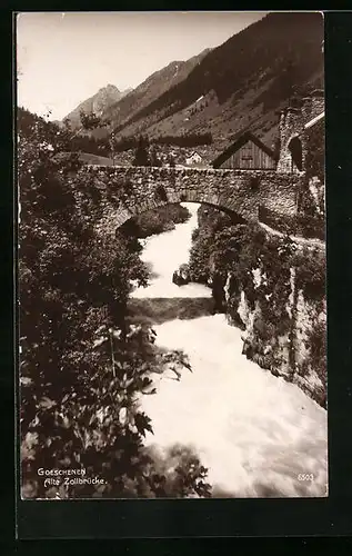 AK Goeschenen, Alte Zollbrücke