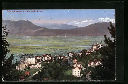 AK Walzenhausen, Teilansicht von der Hofstatt