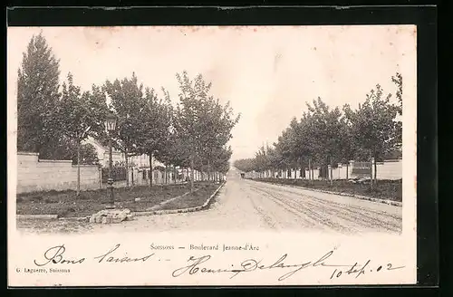 AK Soissons, Boulevard Jeanne-d'Arc