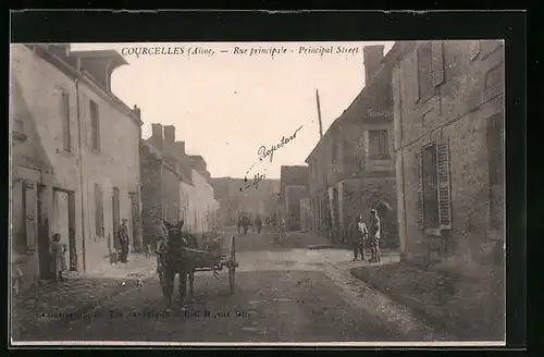 AK Courcelles, Rue principale