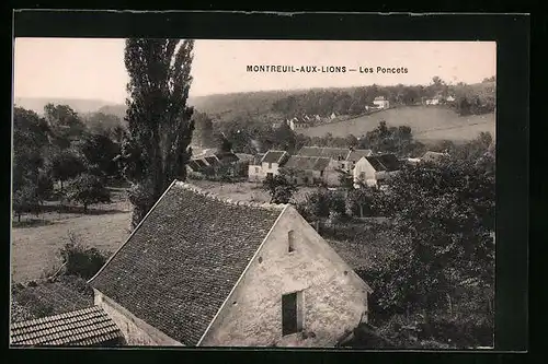 AK Montreuil-aux-Lions, les Poncets