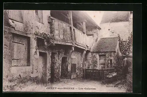 AK Chézy-sur-Marne, les Galeries
