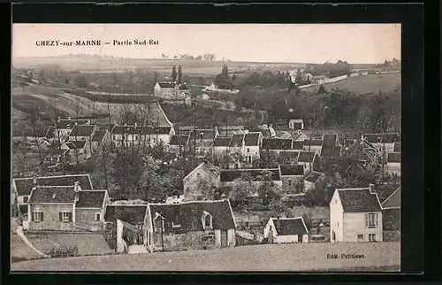 AK Chézy-sur-Marne, Partie Sud-Est