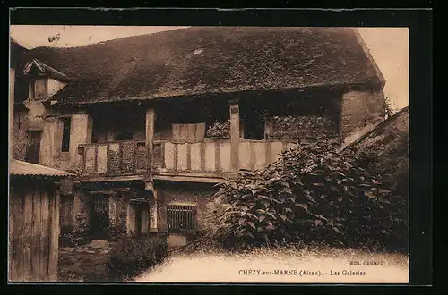 AK Chézy-sur-Marne, les Galeries