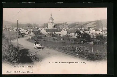 AK Chézy-sur-Marne, Vue Générale