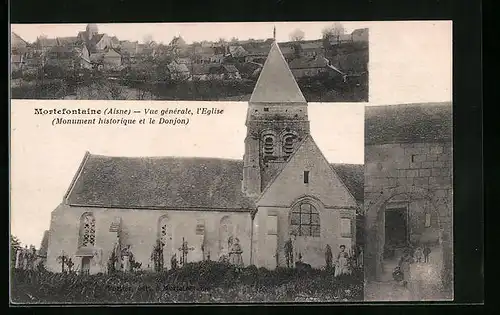 AK Mortefontaine, Vue générale, l'Eglise