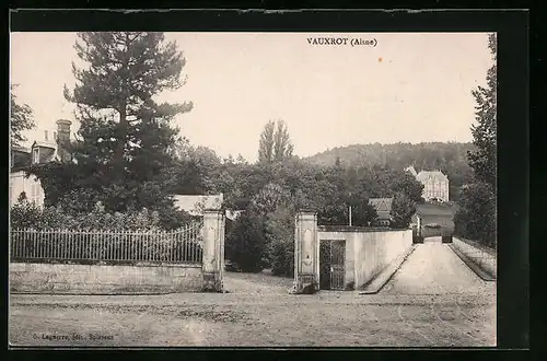 AK Vauxrot, Une rue, Strassenpartie
