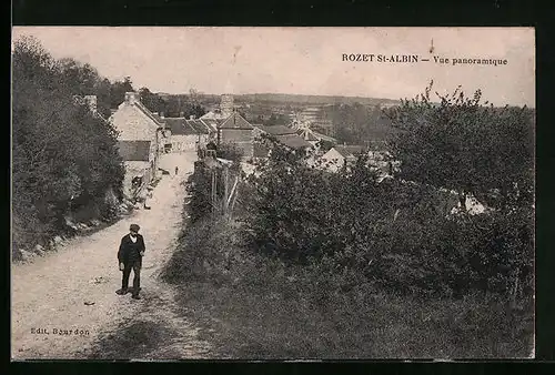 AK Rozet-St-Albin, Vue panoramique