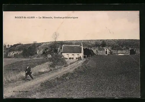 AK Rozet-St-Albin, La Mémente, Grottes préhistoriques