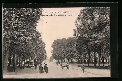 AK Saint-Quentin, Avenue de Remicourt