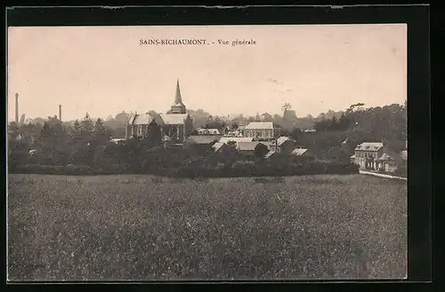 AK Sains-Richaumont, Vue générale