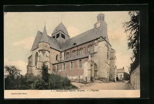 AK Rozoy-sur-Serre, l'Église
