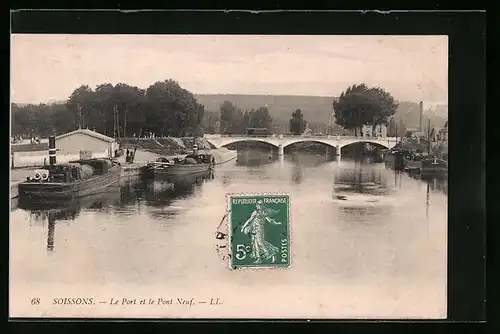 AK Soissons, Le Port et le Pont Neuf