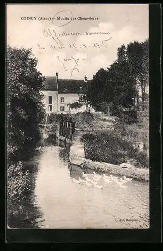 AK Coincy, Moulin des Chenevières