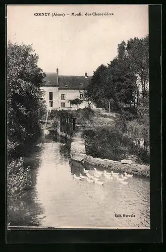 AK Coincy, Moulin des Chenevières