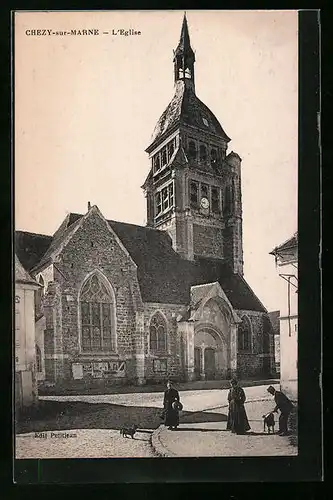 AK Chézy-sur-Marne, L`Eglise