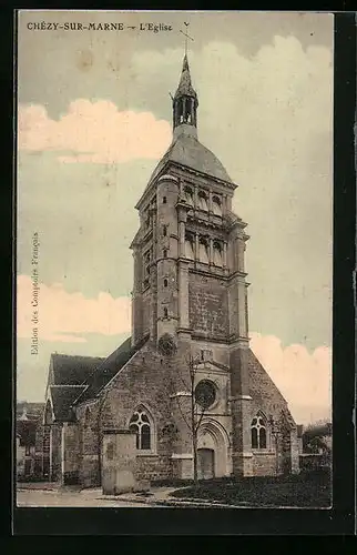 AK Chézy-sur-Marne, L`Eglise