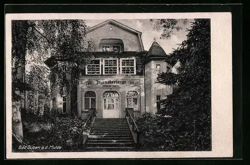 AK Bad Düben a.d. Mulde, Jugendherberge Dübener Heide