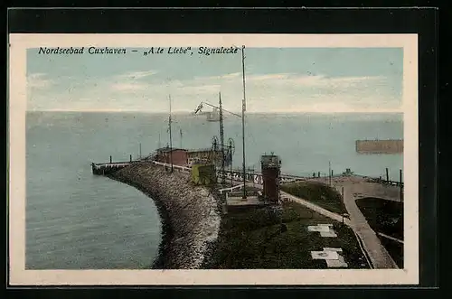 AK Cuxhaven, Alte Liebe an der Signalecke