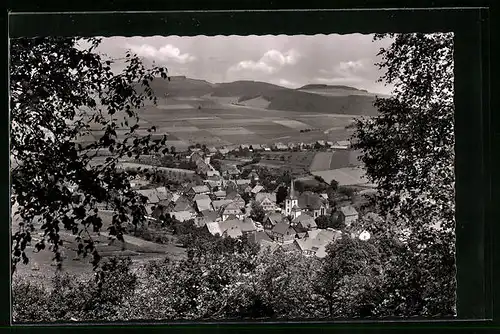 AK Bödefeld / Hochsauerland, Panorama vom Berg gesehen