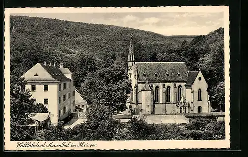 AK Marienthal / Rheingau, Wallfahrtskirche