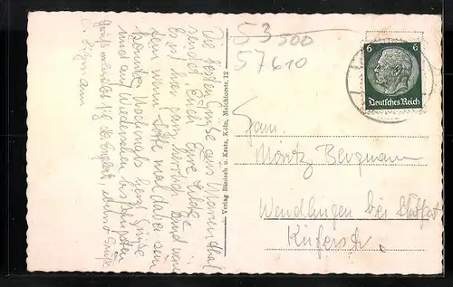 AK Marienthal / Rheingau, Wallfahrtskirche