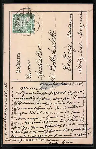 Künstler-AK Weissenfels a. S., S. Marienkirche